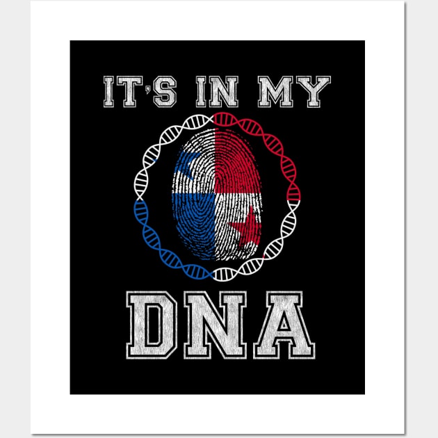 Panama  It's In My DNA - Gift for Panamanian From Panama Wall Art by Country Flags